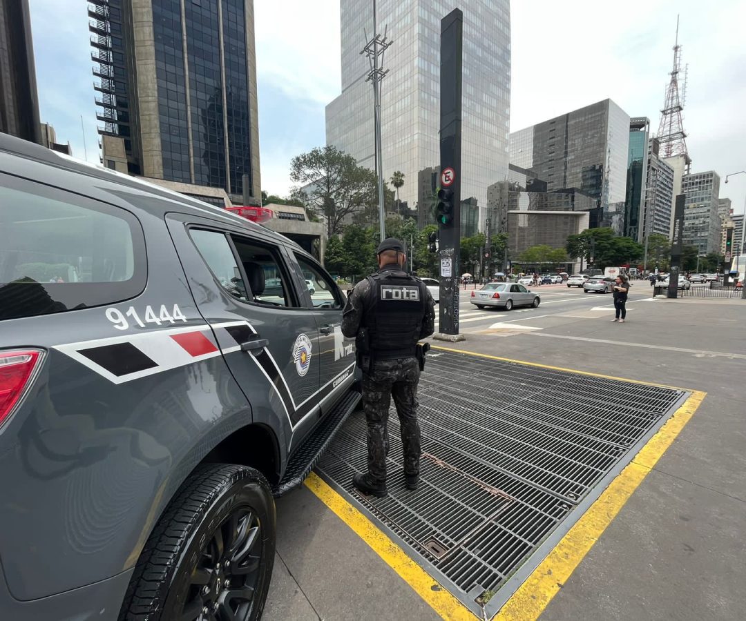Polícia Militar na Avenida Paulista